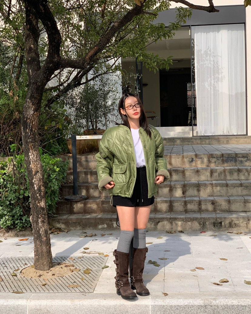 REVE CITE-L東大門㊣實拍女裝新品推薦熱賣人氣25秋冬短褲羊毛REVE CITE短褲