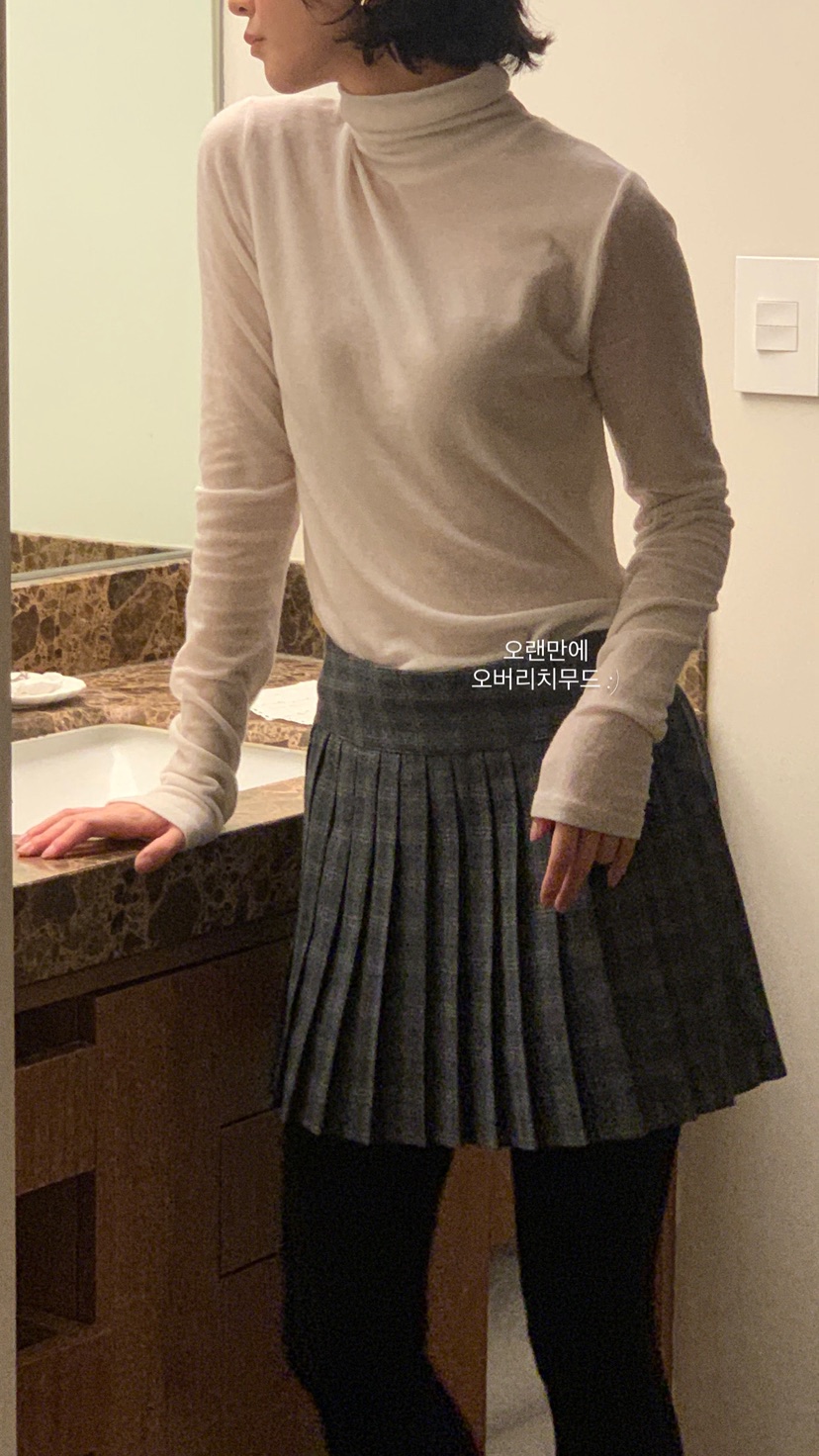 OVER RICH東大門㊣代購女士新款熱賣時尚職業25秋冬推薦短裙OVER RICH短裙