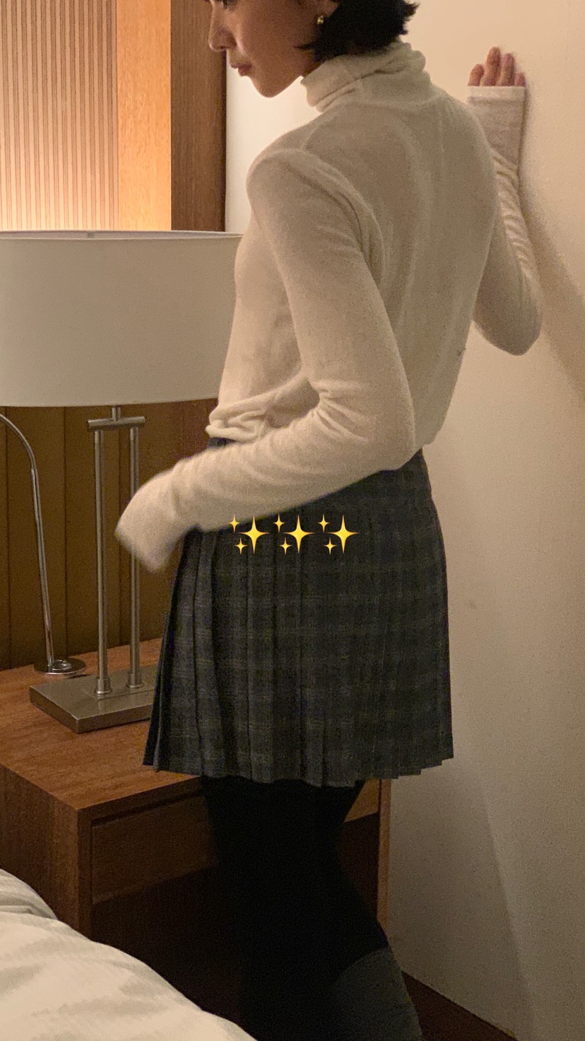 OVER RICH東大門㊣代購女士新款熱賣時尚職業25秋冬推薦短裙OVER RICH短裙