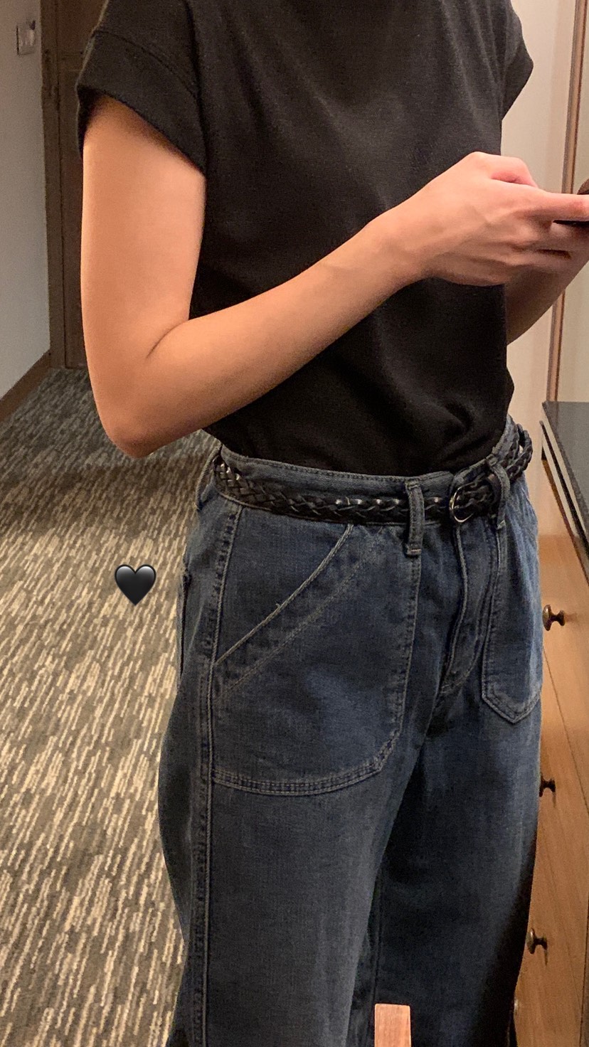 OVER RICH東大門㊣直郵女裝新品25秋冬職業推薦牛仔褲口袋OVER RICH牛仔褲