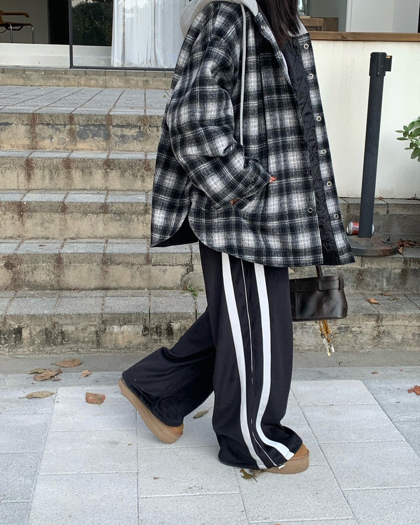 REVE CITE-L韓國代購㊣女裝新款休閑人氣職業推薦休閑褲絲絨REVE CITE休閑褲