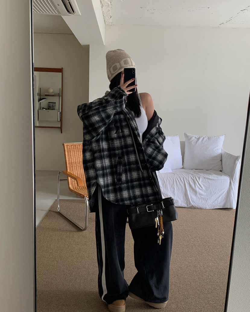 REVE CITE-L韓國代購㊣女裝新款休閑人氣職業推薦休閑褲絲絨REVE CITE休閑褲