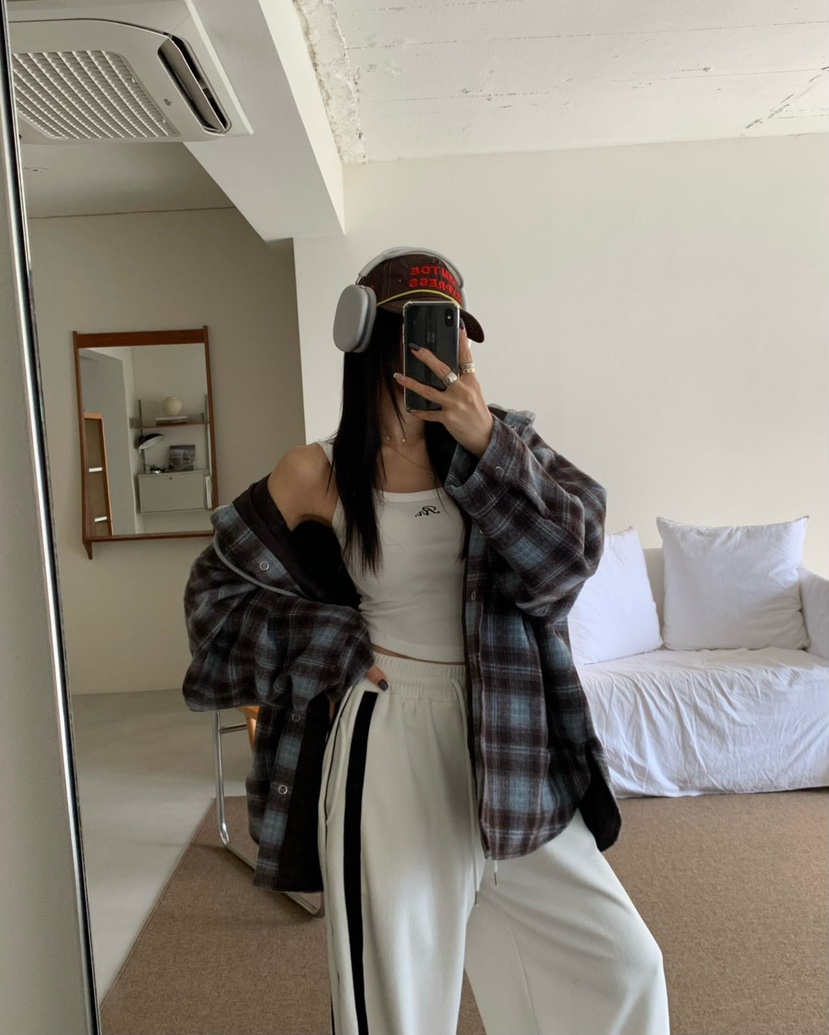 REVE CITE-L韓國代購㊣女裝新款休閑人氣職業推薦休閑褲絲絨REVE CITE休閑褲