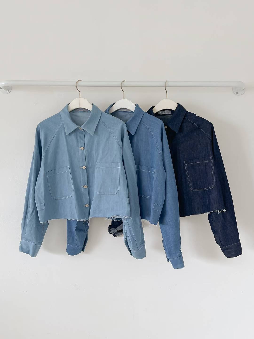 LAURENT東大門㊣直郵女士新品人氣休閑時尚職業25秋冬襯衫蕾絲衫LAURENT襯衫/蕾絲衫圖色3左三色