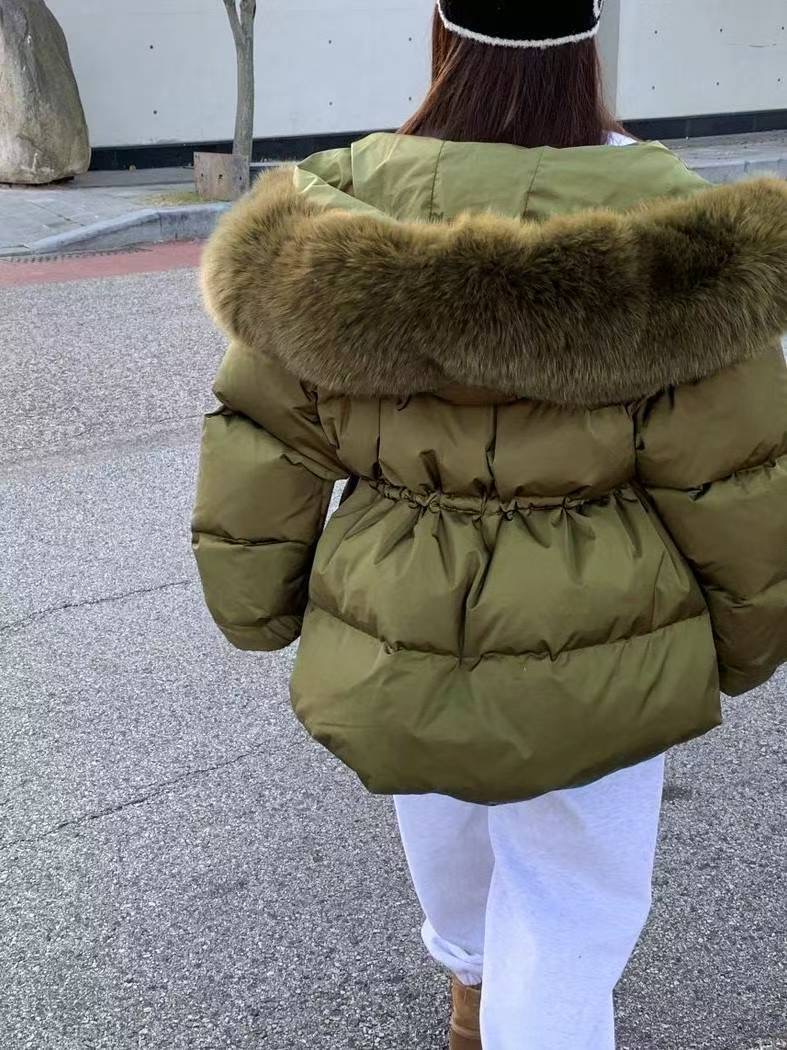 LAURENT東大門㊣代購女裝新款休閑人氣熱賣時尚職業短款棉服絨LAURENT短款棉服