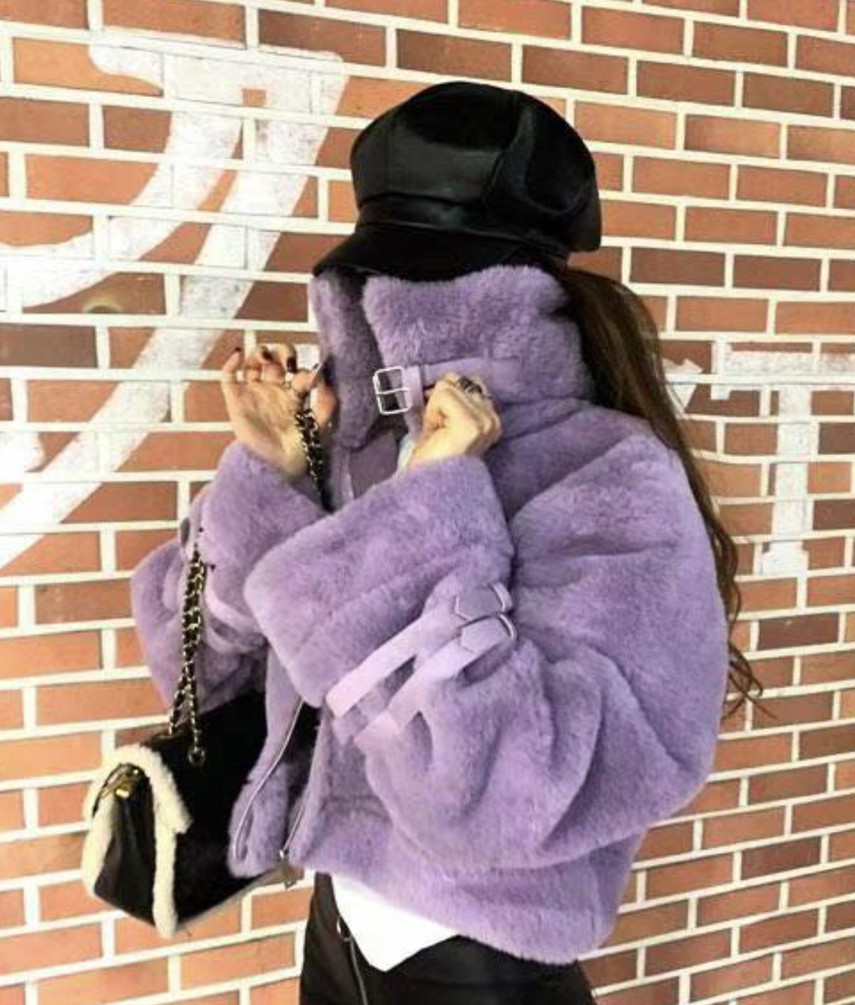 LAURENT韓國代購㊣女士新款人氣推薦熱賣25秋冬職業短款大衣LAURENT短款大衣圖色3