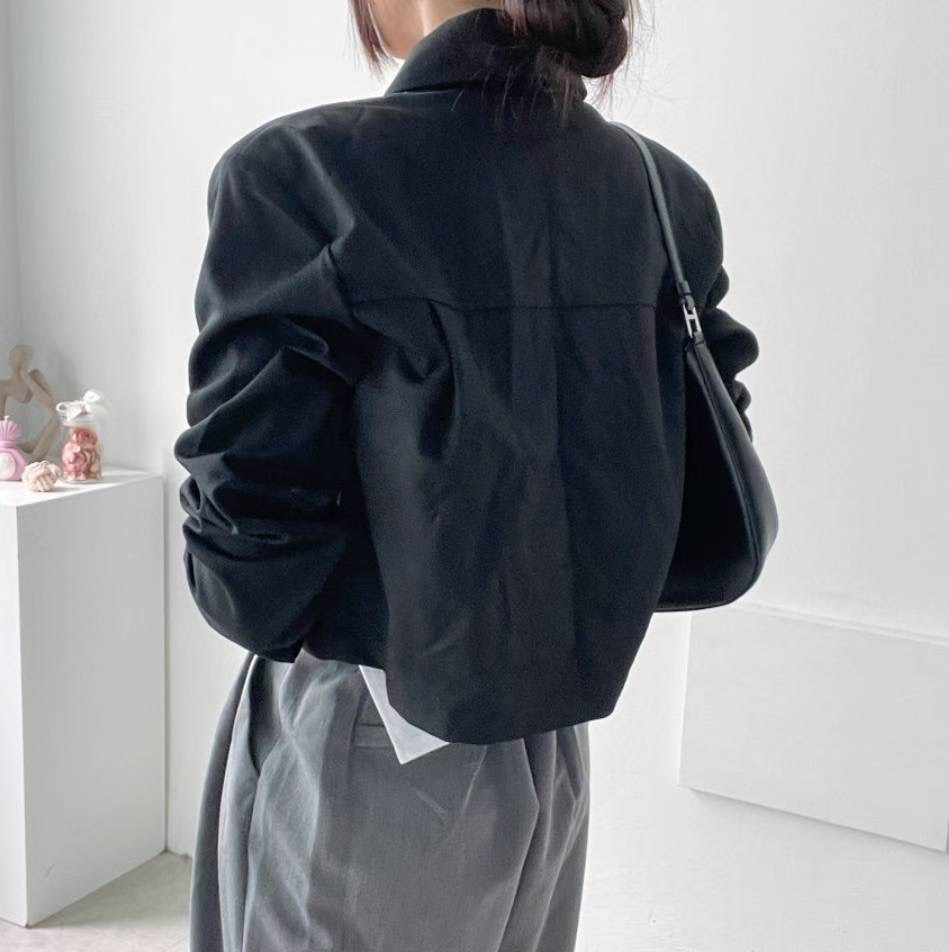 LAURENT東大門㊣實拍女裝新款休閑職業25秋冬時尚熱賣人氣夾克LAURENT夾克