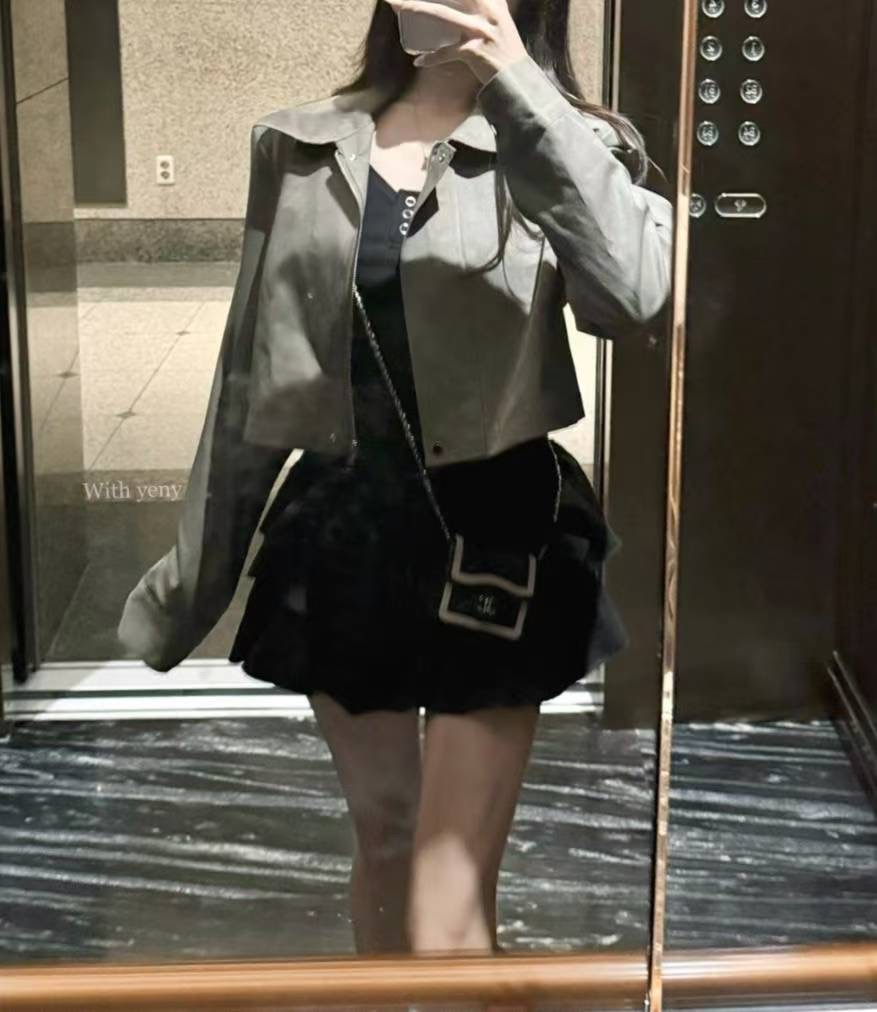 LAURENT東大門㊣實拍女裝新款休閑職業25秋冬時尚熱賣人氣夾克LAURENT夾克圖色2