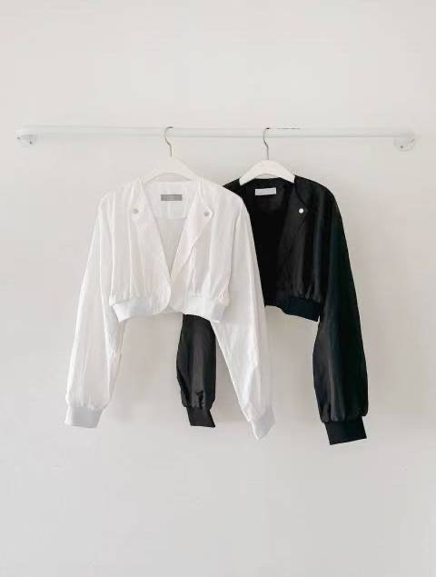 LAURENT韓國代購㊣女士新款熱賣25秋冬人氣職業時尚休閑夾克LAURENT夾克