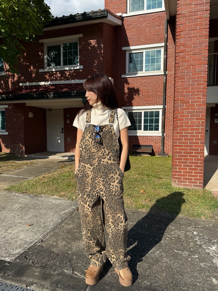 SOLAR東大門㊣實拍女士新款推薦休閑職業25秋冬時尚熱賣背帶褲SOLAR背帶褲