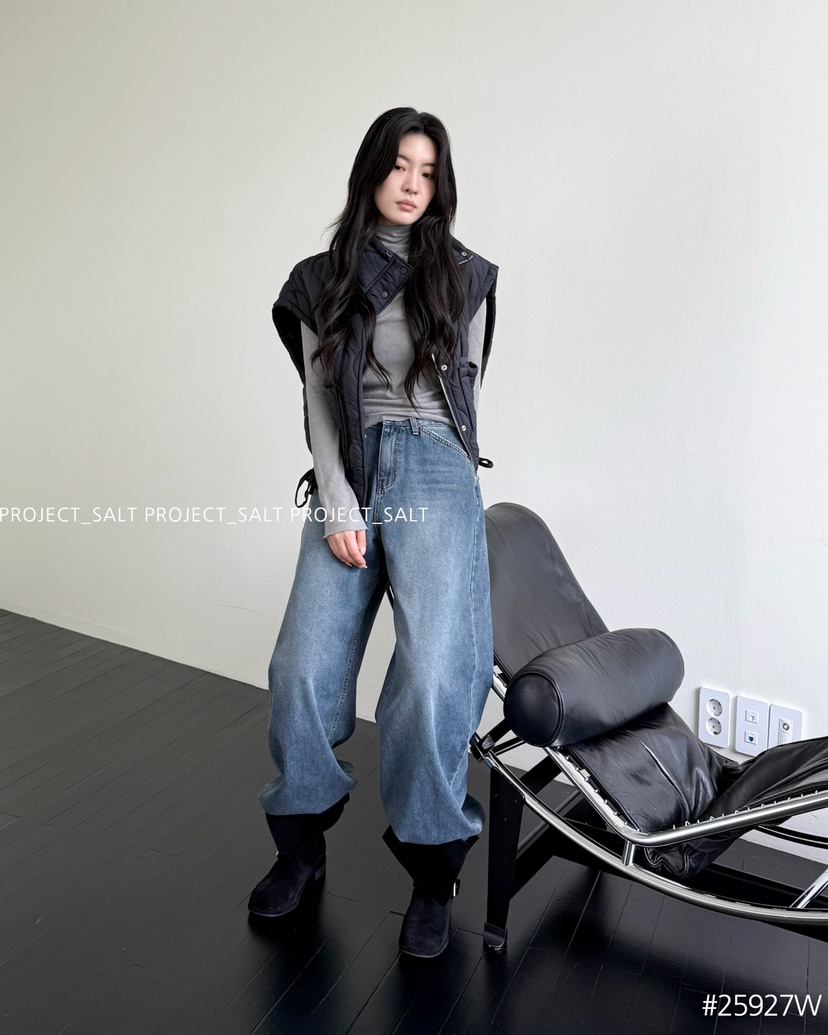 PROJECT SALT韓國直郵㊣女士新品熱賣牛仔褲PROJECTSALT牛仔褲