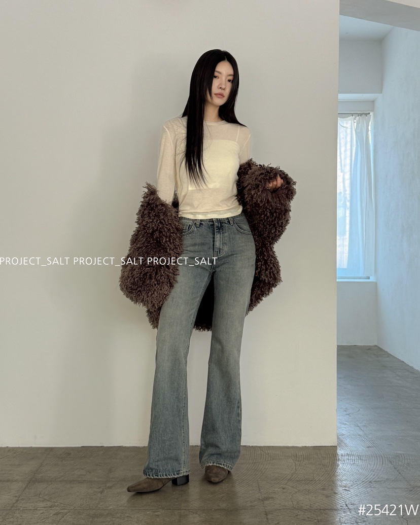 PROJECT SALT東大門㊣代購女士新款推薦牛仔褲PROJECTSALT牛仔褲