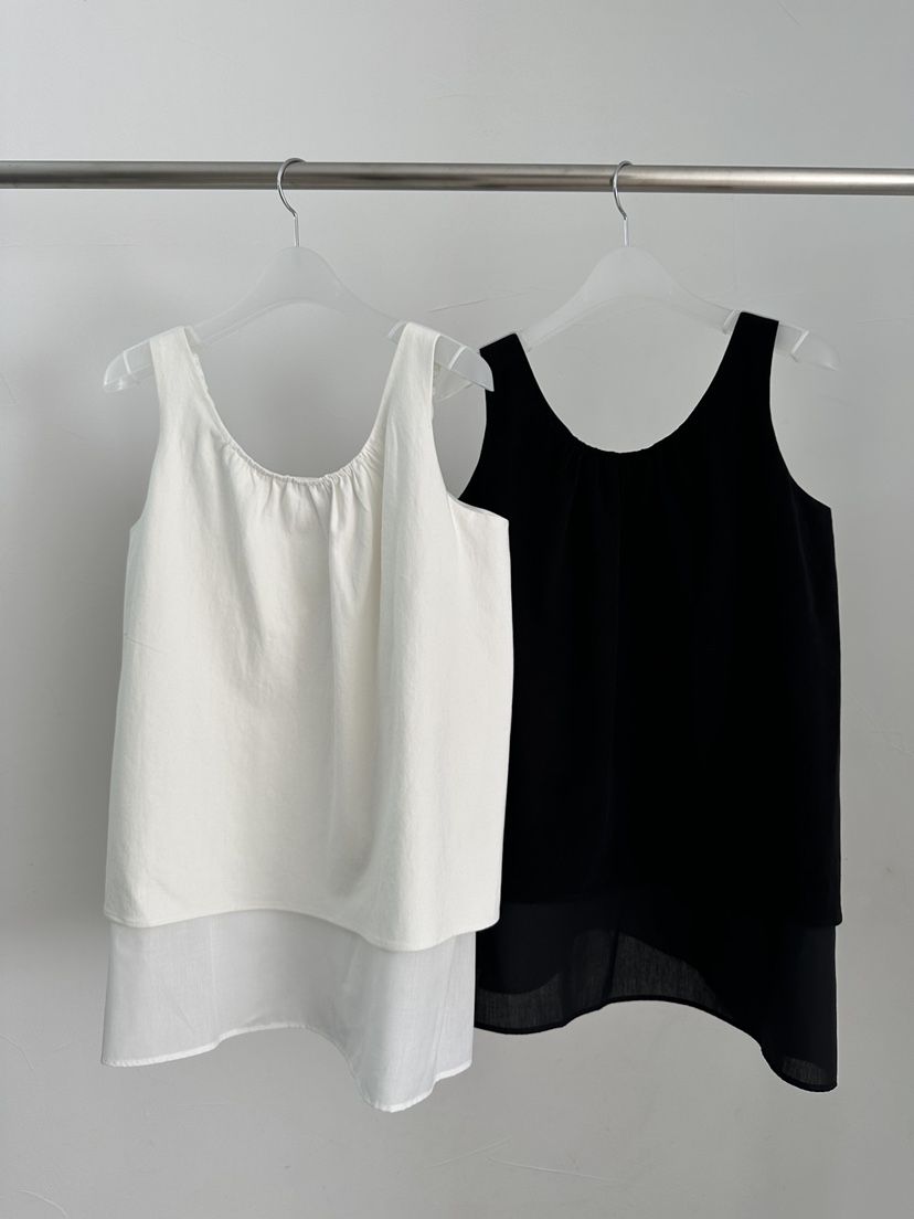 MAINT韓國直郵㊣女裝新品熱賣人氣職業25秋冬吊帶背心假兩件MAINT吊帶/背心