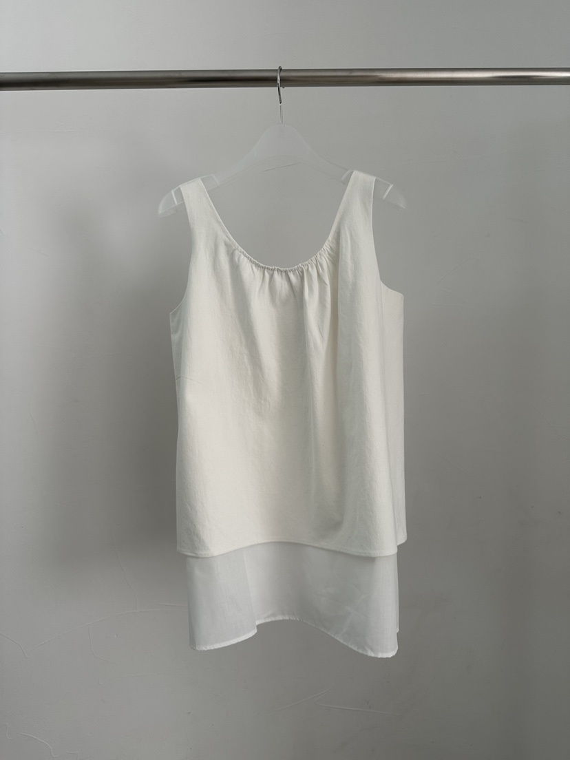 MAINT韓國直郵㊣女裝新品熱賣人氣職業25秋冬吊帶背心假兩件MAINT吊帶/背心圖色1