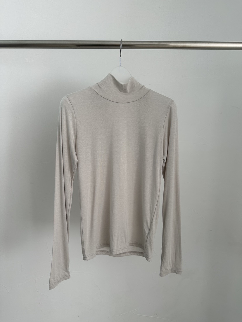 MAINT東大門㊣實拍女裝新款推薦休閑時尚25秋冬長袖T恤棉質圍巾MAINT長袖T恤圖色1