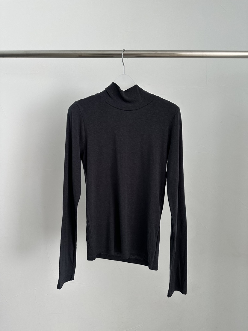 MAINT東大門㊣實拍女裝新款推薦休閑時尚25秋冬長袖T恤棉質圍巾MAINT長袖T恤圖色2