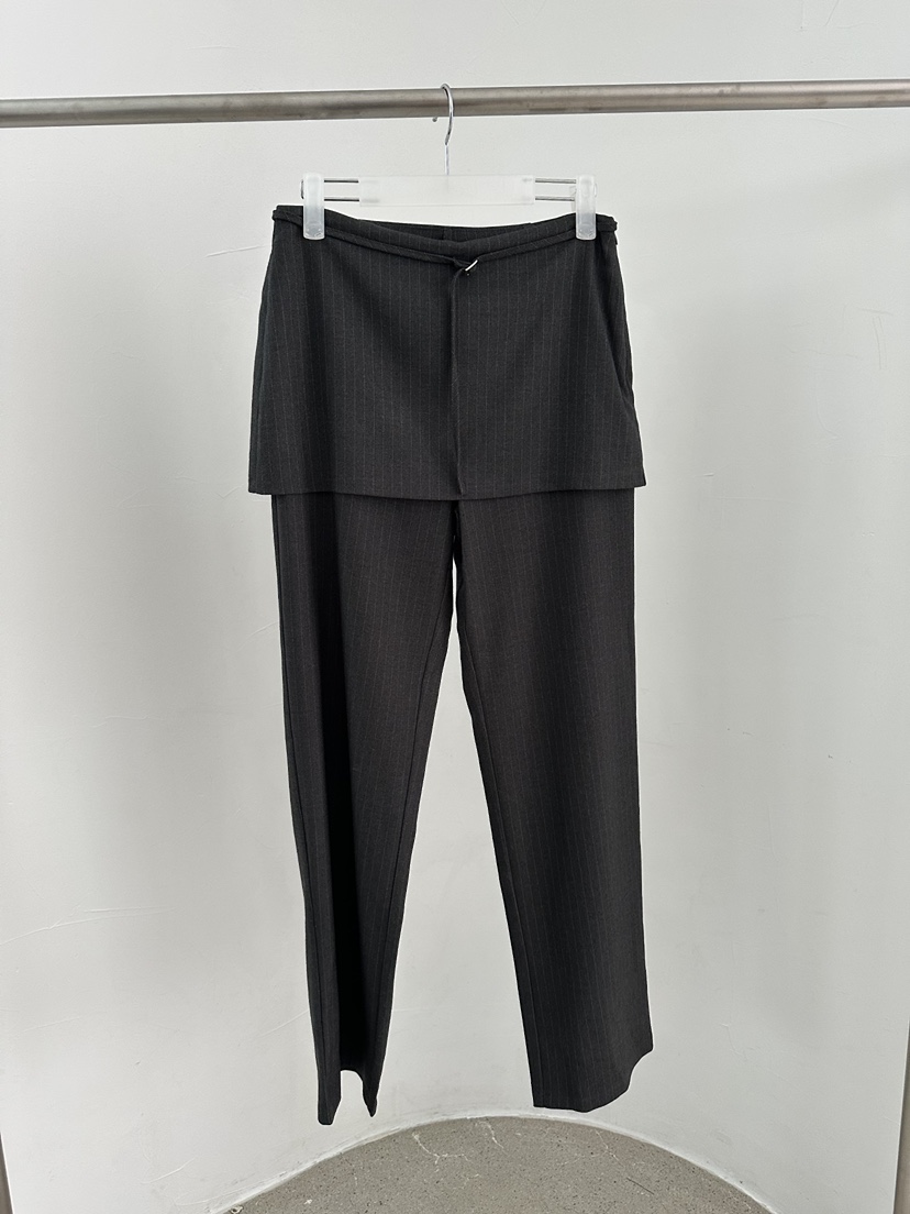 MAINT東大門㊣直郵女裝新款職業休閑25秋冬推薦人氣時尚裙褲MAINT裙褲圖色3墨色