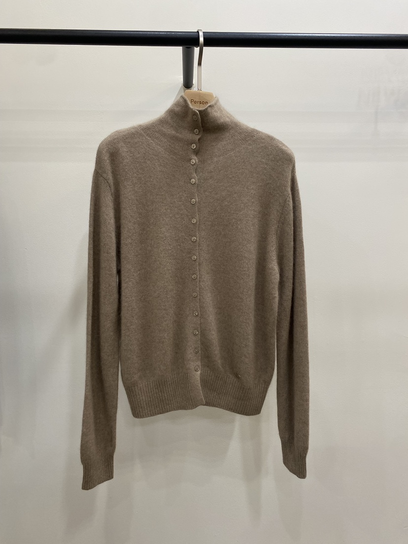 PERSON東大門㊣代購女裝新款推薦休閑職業熱賣針織衫開衫紐扣PERSON針織衫圖色4