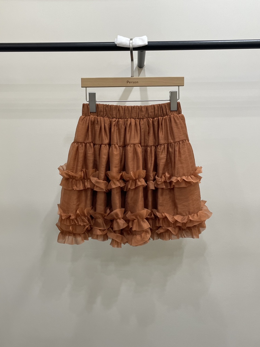 PERSON東大門㊣直郵女裝新品人氣熱賣職業時尚休閑短裙雪紡PERSON短裙圖色1