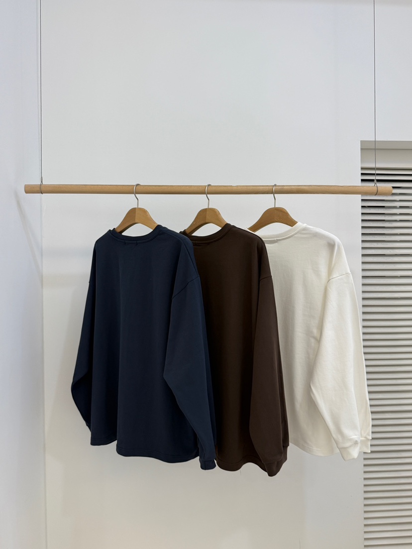 BY CHAPTER東大門㊣直郵女裝新品職業推薦25秋冬休閑長袖T恤BY Chapter長袖T恤