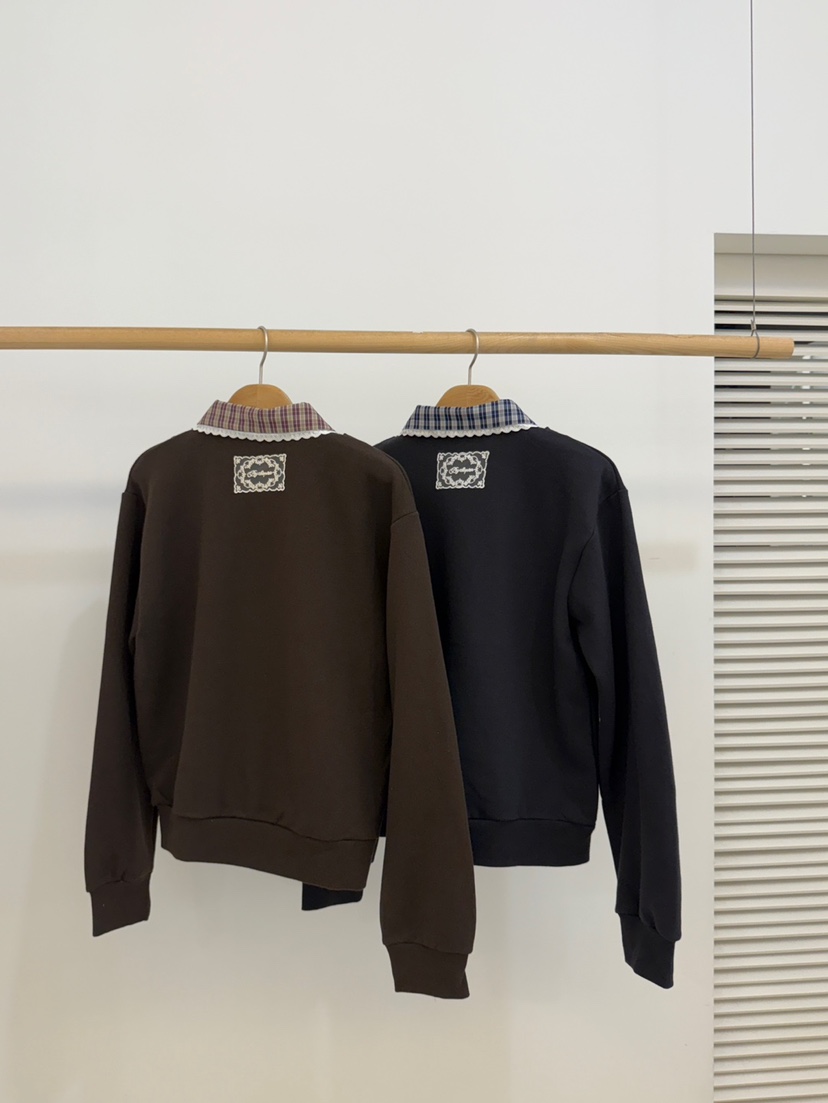 BY CHAPTER韓國直郵㊣女裝新品休閑職業熱賣人氣衛衣假兩件BY Chapter衛衣