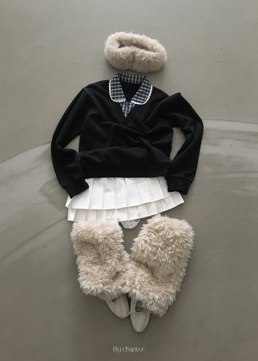 BY CHAPTER韓國直郵㊣女裝新品休閑職業熱賣人氣衛衣假兩件BY Chapter衛衣