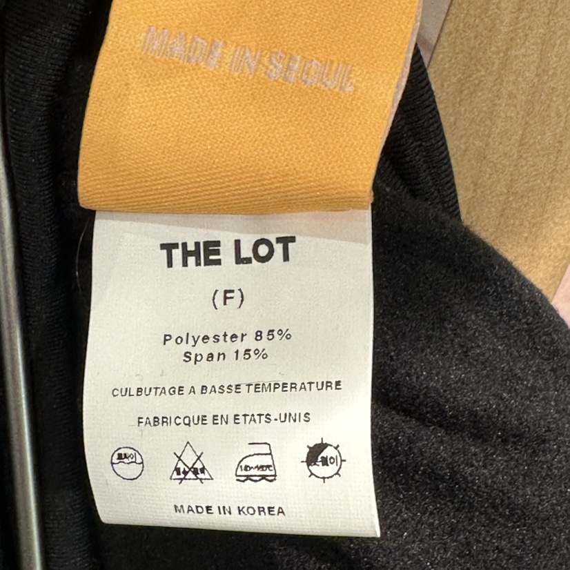 THE LOT東大門㊣代購女士新款休閑打底褲鯊魚褲加絨羊毛開衩THE LOT/	LOT打底褲/鯊魚褲