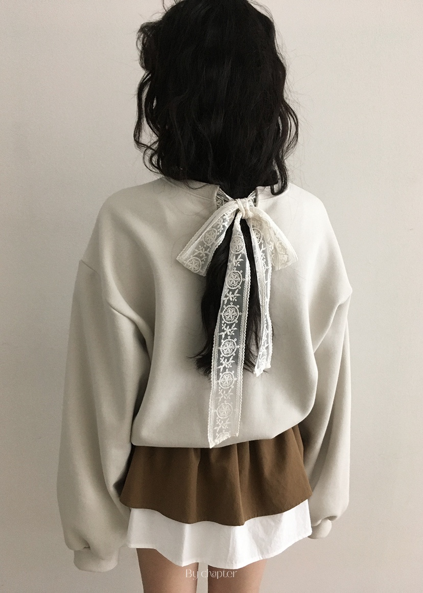 BY CHAPTER韓國直郵㊣女裝新品25秋冬職業推薦衛衣加絨刺繡BY Chapter衛衣