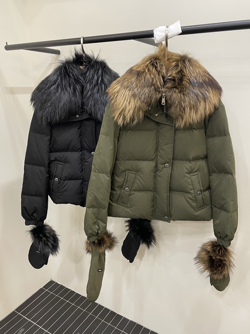 PERSON韓國代購㊣女裝新品人氣推薦職業25秋冬短款羽絨服浣熊PERSON短款羽絨服