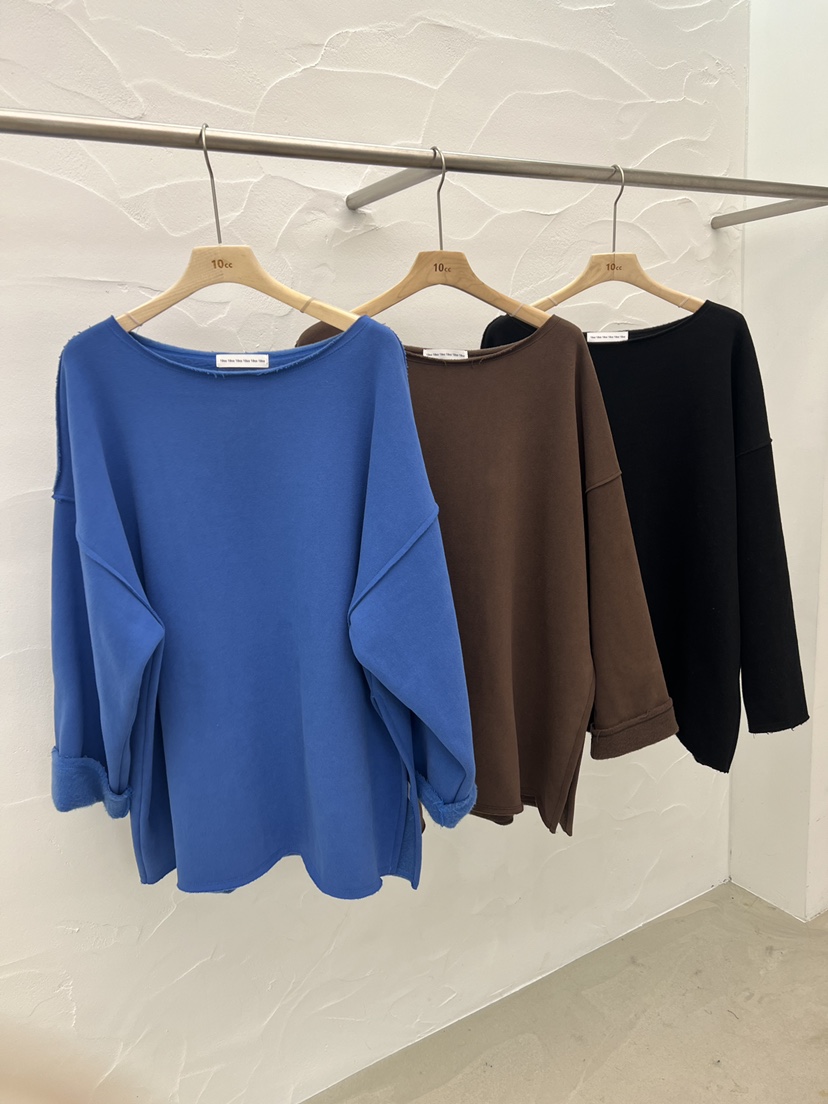 10CC東大門㊣代購女裝新款推薦25秋冬休閑職業時尚熱賣長袖T恤10CC長袖T恤