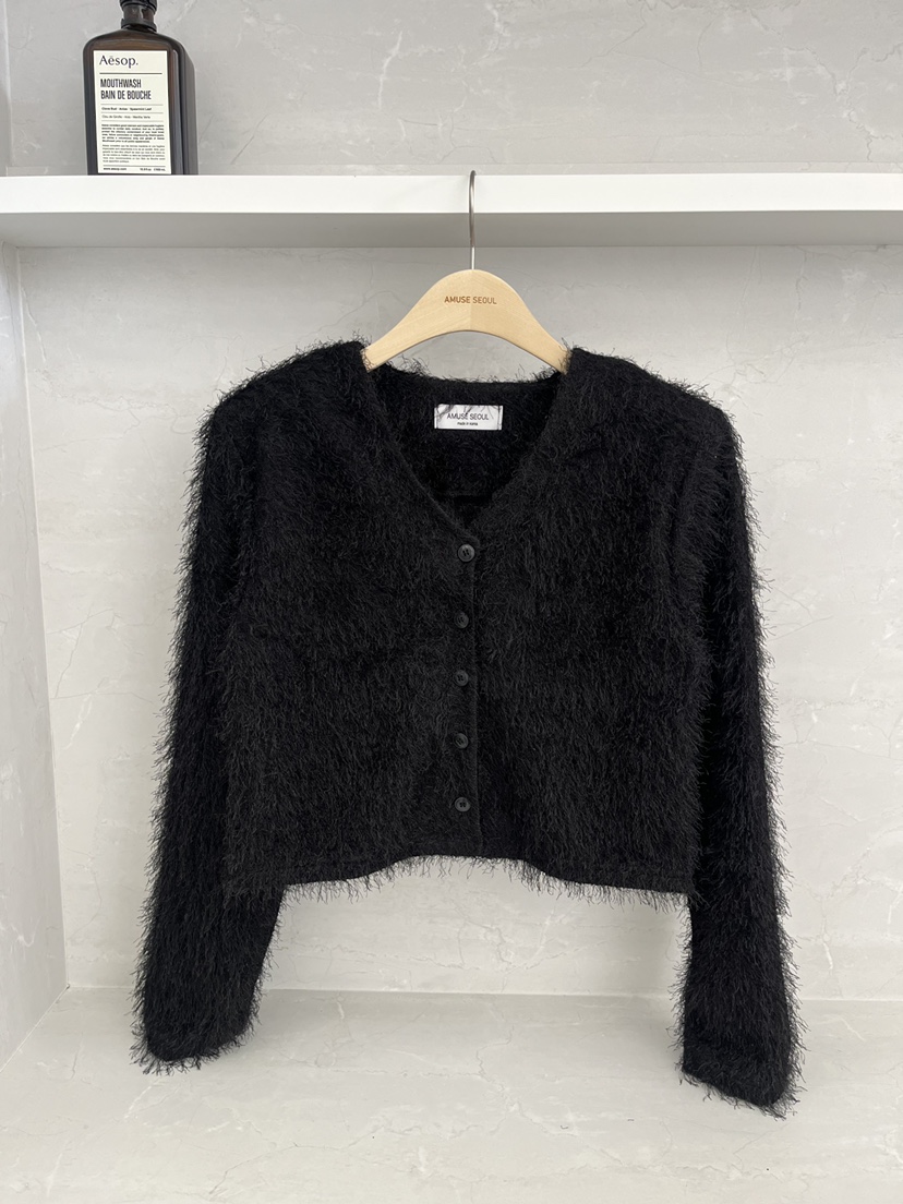 AMUSE SEOUL韓國代購㊣女士新款熱賣職業25秋冬推薦針織衫AMUSE SEOUL針織衫圖色2