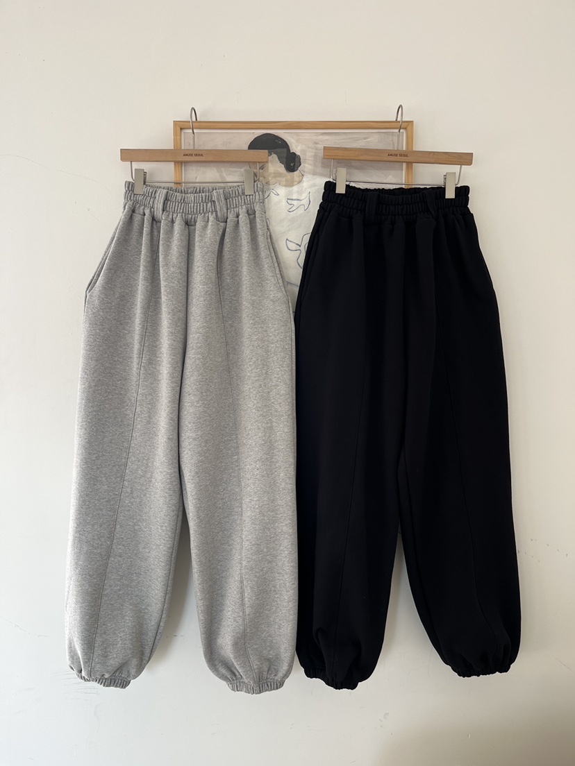 AMUSE SEOUL東大門㊣直郵女裝新款人氣熱賣25秋冬休閑褲加絨AMUSE SEOUL休閑褲