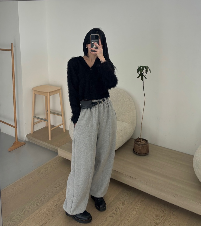 AMUSE SEOUL東大門㊣直郵女裝新款人氣熱賣25秋冬休閑褲加絨AMUSE SEOUL休閑褲