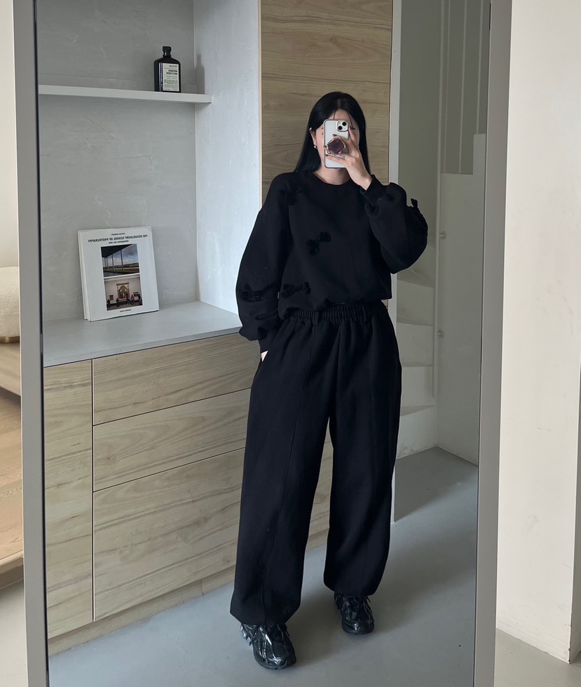 AMUSE SEOUL東大門㊣直郵女裝新款人氣熱賣25秋冬休閑褲加絨AMUSE SEOUL休閑褲