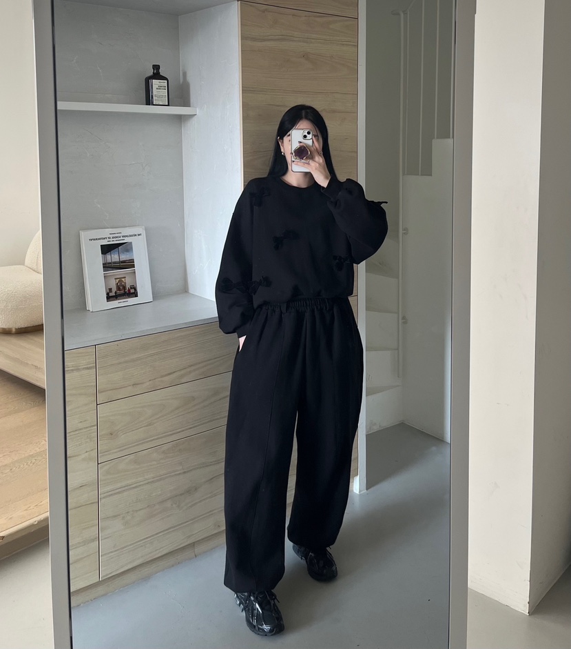 AMUSE SEOUL東大門㊣直郵女裝新款人氣熱賣25秋冬休閑褲加絨AMUSE SEOUL休閑褲