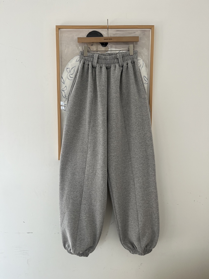 AMUSE SEOUL東大門㊣直郵女裝新款人氣熱賣25秋冬休閑褲加絨AMUSE SEOUL休閑褲圖色1