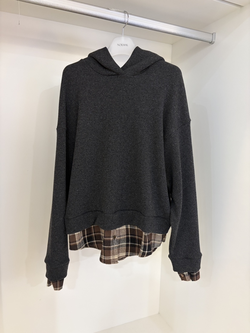 NORMAL韓國代購㊣女士新款休閑推薦職業熱賣時尚衛衣連帽衫NORMAL衛衣圖色2