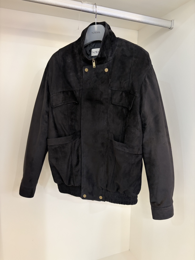 NORMAL東大門㊣實拍女士新品時尚25秋冬職業人氣熱賣夾克口袋NORMAL夾克圖色2