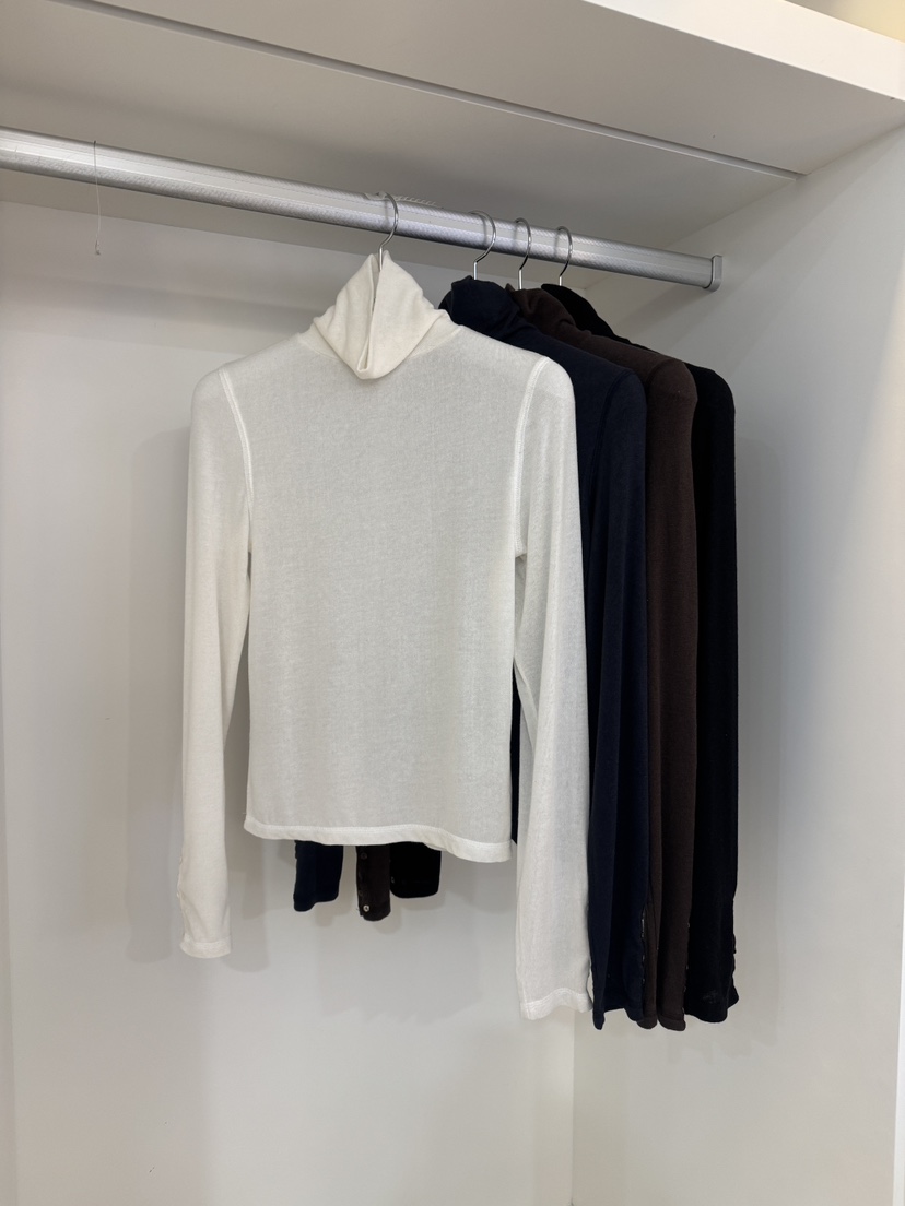 NORMAL韓國直郵㊣女裝新品職業25秋冬時尚人氣長袖T恤天絲羊毛NORMAL長袖T恤