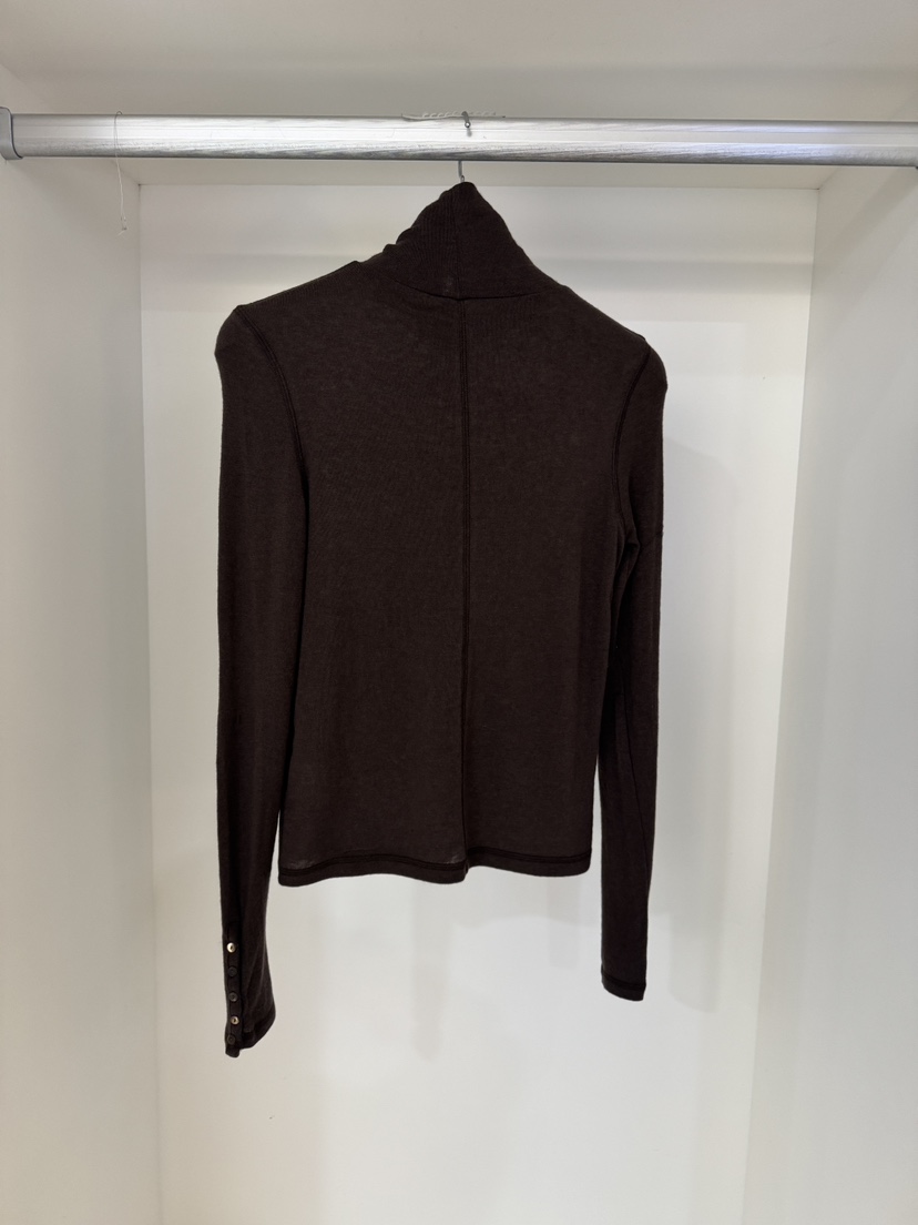 NORMAL韓國直郵㊣女裝新品職業25秋冬時尚人氣長袖T恤天絲羊毛NORMAL長袖T恤