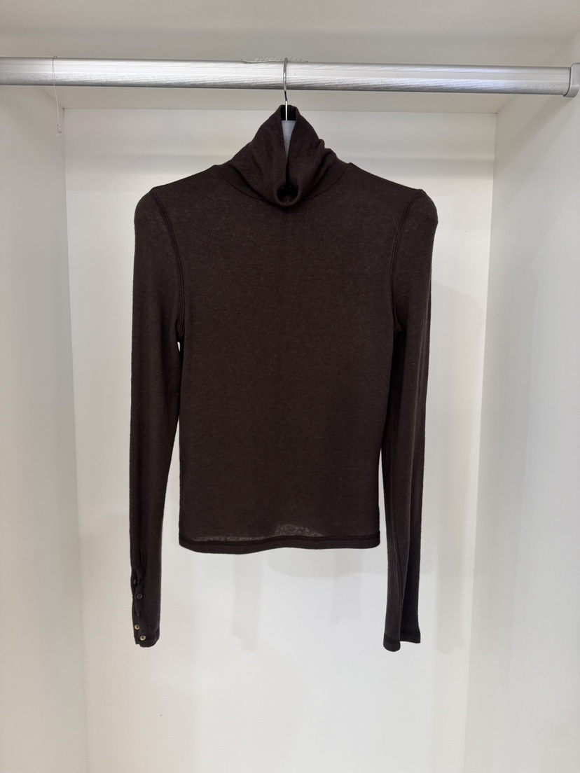 NORMAL韓國直郵㊣女裝新品職業25秋冬時尚人氣長袖T恤天絲羊毛NORMAL長袖T恤圖色3