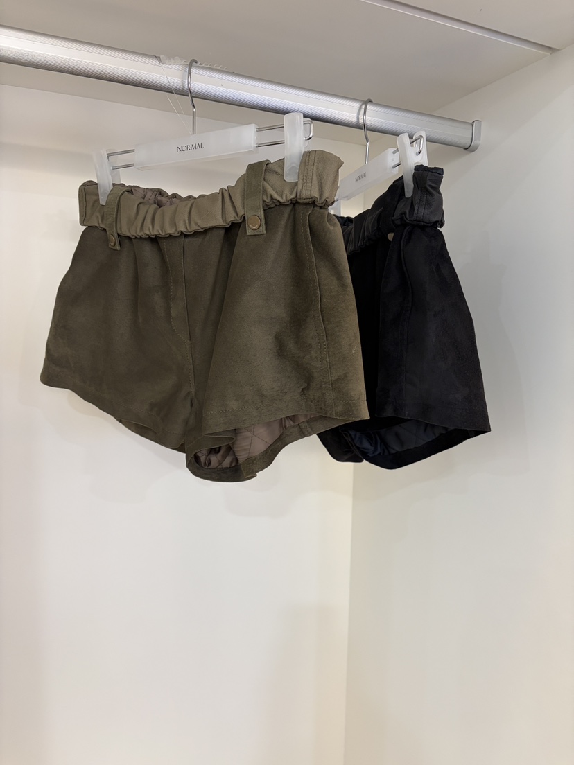 NORMAL韓國直郵㊣女裝新品推薦熱賣25秋冬職業人氣短褲絨面革NORMAL短褲