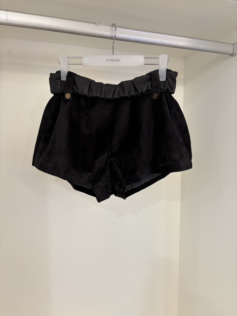 NORMAL韓國直郵㊣女裝新品推薦熱賣25秋冬職業人氣短褲絨面革NORMAL短褲圖色2