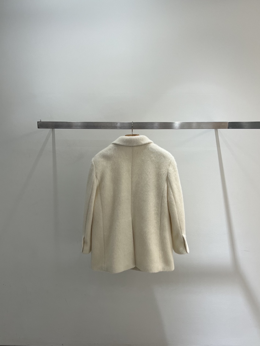 ONESTASTE韓國代購㊣女士新款推薦時尚25秋冬人氣短款大衣羊駝TASTE/ONESTASTE短款大衣