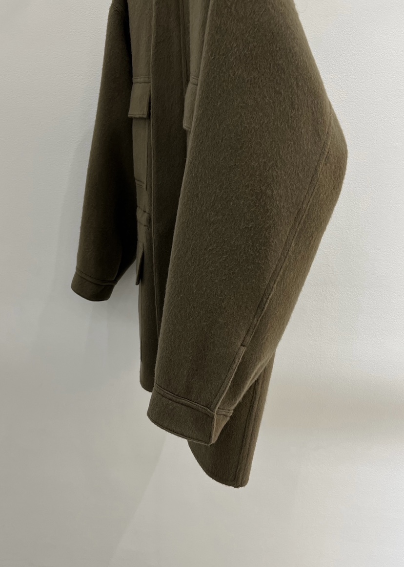 ONESTASTE東大門㊣代購女裝新款推薦時尚25秋冬短款大衣口袋TASTE/ONESTASTE短款大衣