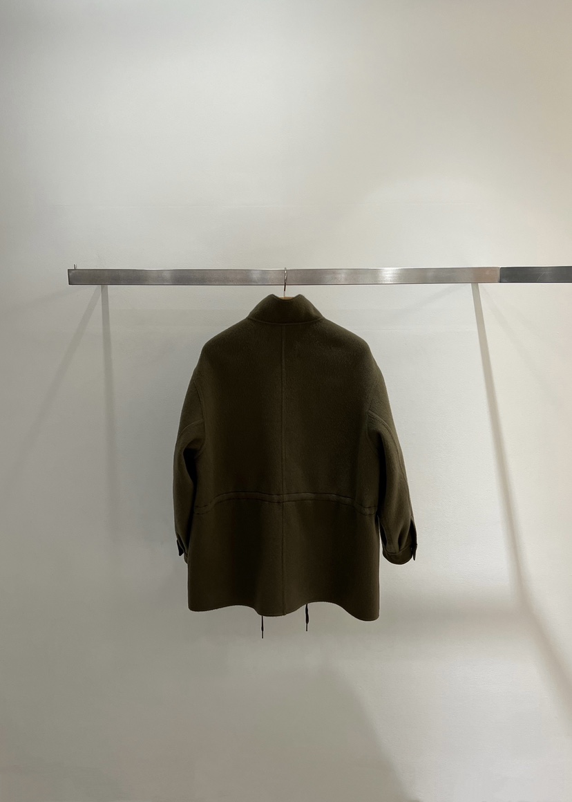 ONESTASTE東大門㊣代購女裝新款推薦時尚25秋冬短款大衣口袋TASTE/ONESTASTE短款大衣