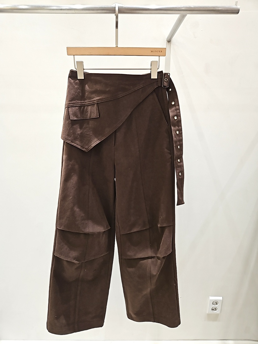 MONTER東大門㊣實拍女士新品休閑熱賣時尚職業推薦25秋冬休閑褲MONTER休閑褲圖色1