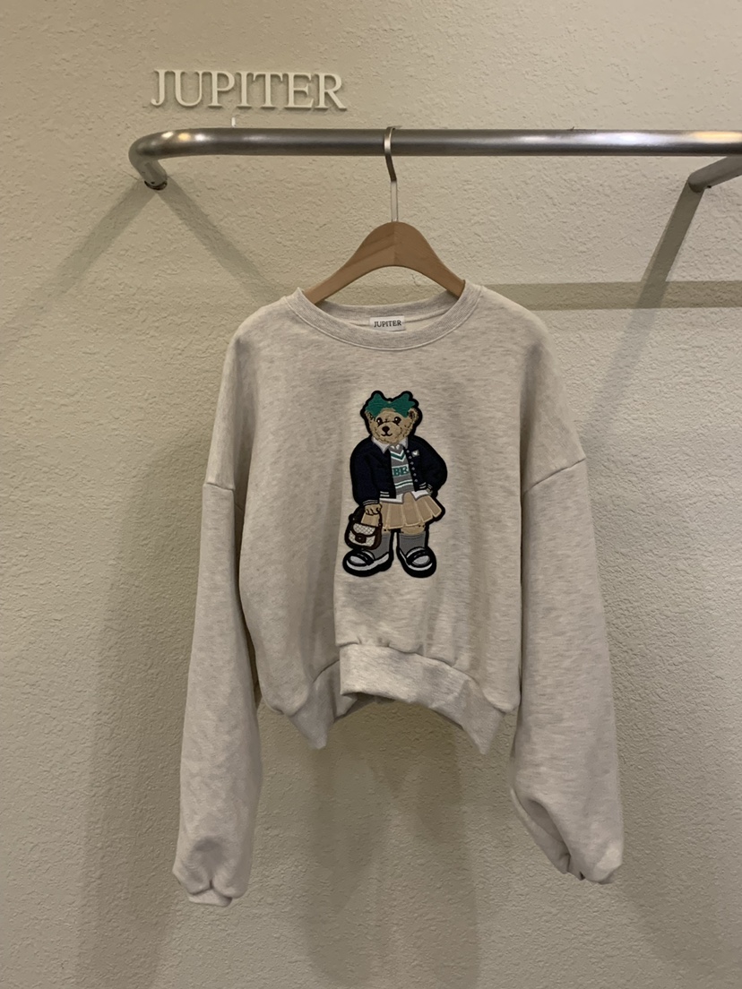 JUPITER韓國代購㊣女士新品人氣時尚職業推薦休閑25秋冬衛衣JUPITER衛衣圖色2