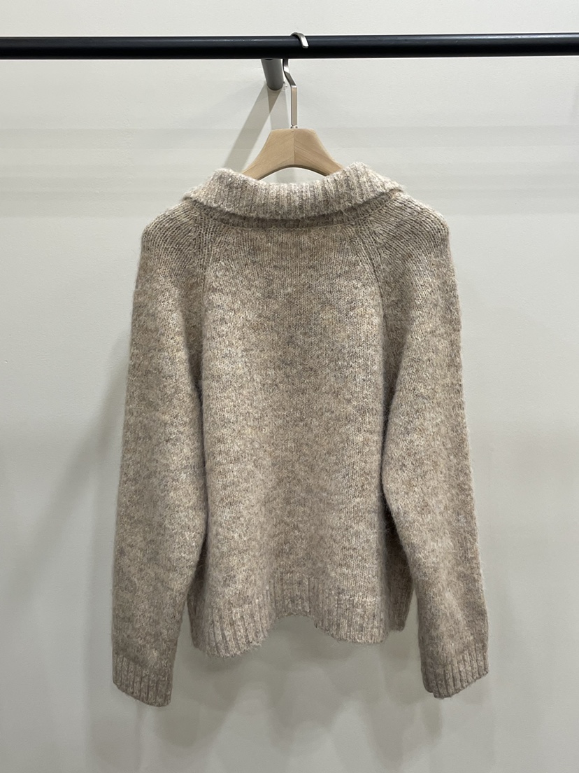 PERSON東大門㊣直郵女士新款熱賣人氣25秋冬時尚針織衫拉鏈PERSON針織衫