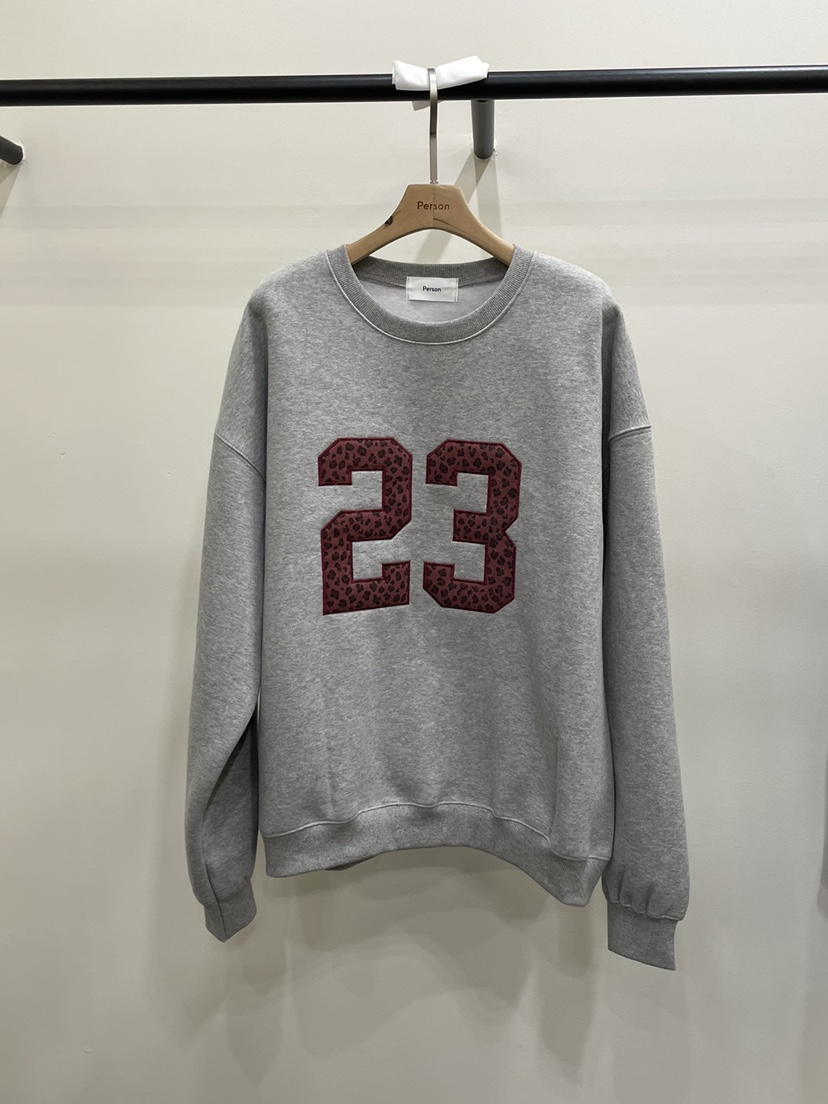 PERSON東大門㊣代購女士新品時尚推薦25秋冬人氣熱賣休閑衛衣PERSON衛衣圖色1